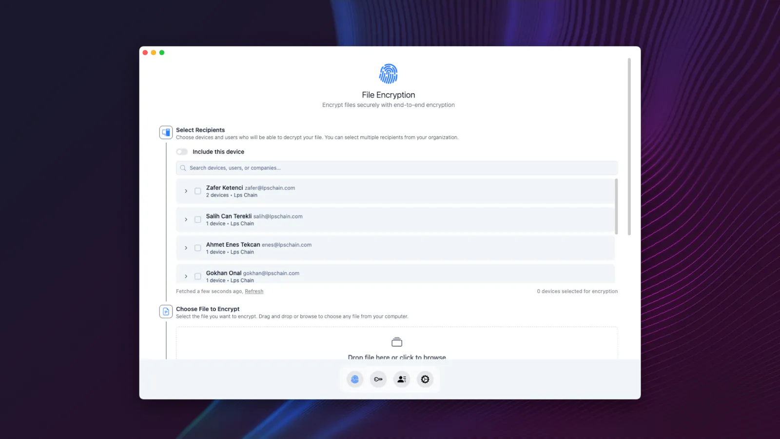 LpsChain Crypter · SCREENSHOT