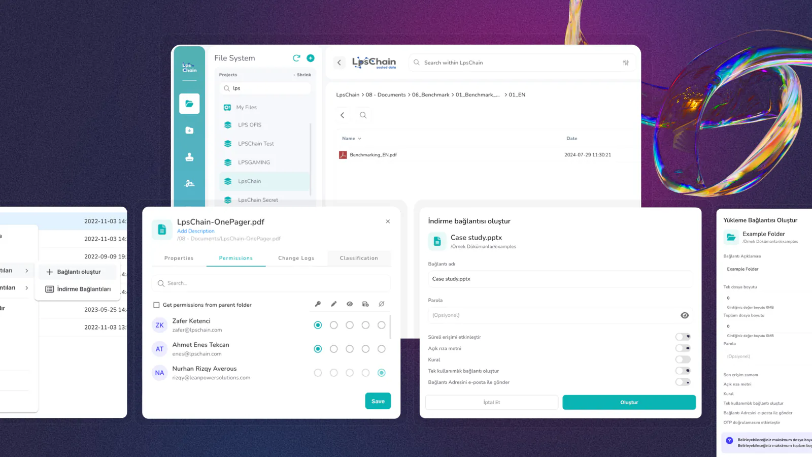LpsChain Platform · SCREENSHOT